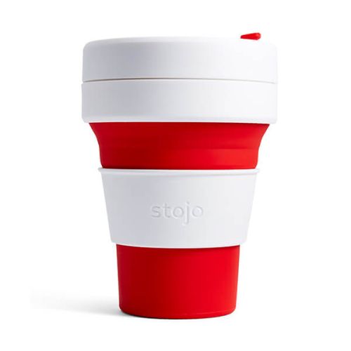 Stojo Red Collapsible Pocket Cup 12oz/355ml