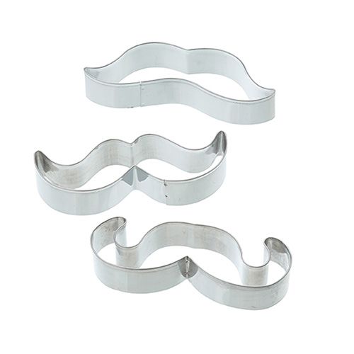 Sweetly Does It Set of Three Moustache Cookie Cutters
