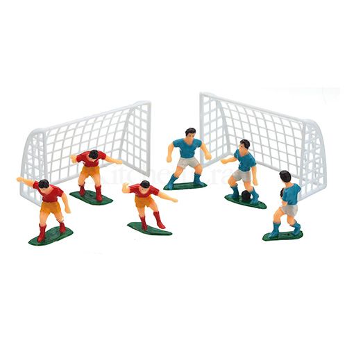 Sweetly Does It Football Cake Topper Set, Eight Piece Set