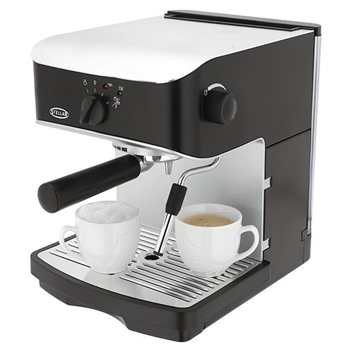 Stellar Espresso & Cappuccino Coffee Maker with Milk Frother