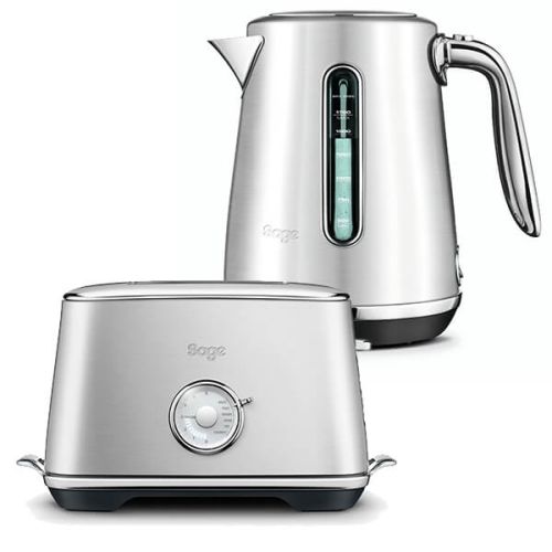 Sage Kettle & Toaster Set Select Luxe Brushed Stainless Steel