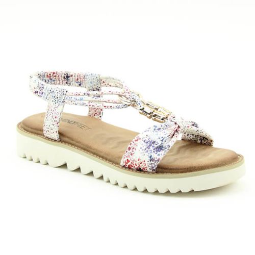 Heavenly Feet White Lilly Ladies Premium Sandals