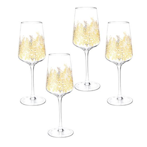 Sara Miller Chelsea Collection Set of 4 Wine Glasses