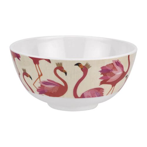 Sara Miller Flamingo Melamine Bowl