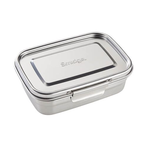 Smidge Stainless Steel Lunch Box with Divider 1L