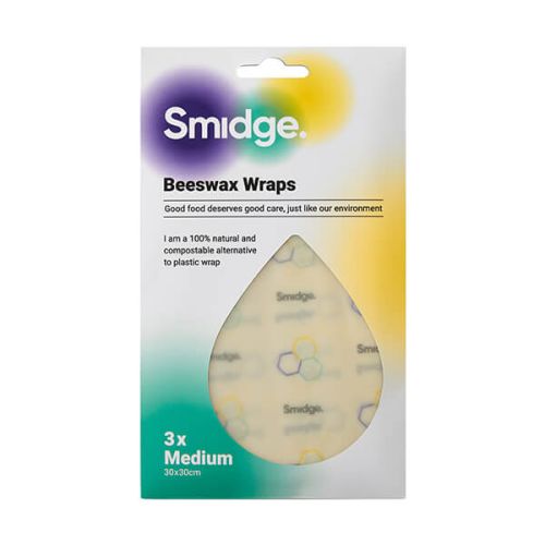 Smidge Beeswax Wrap Medium 3 Piece Set