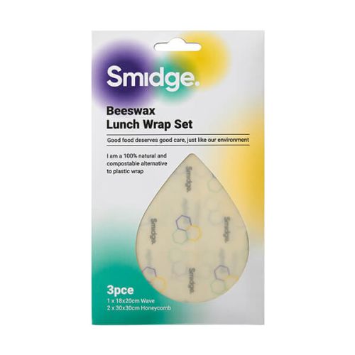 Smidge Beeswax Wrap Lunch 3 Piece Set