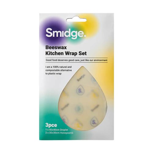 Smidge Beeswax Wrap Kitchen 3 Piece Set