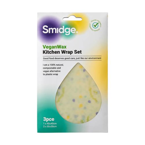 Smidge Vegan Wax Wrap Kitchen 3 Piece Set
