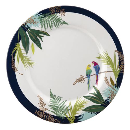 Sara Miller Parrot 28cm Melamine Dinner Plate