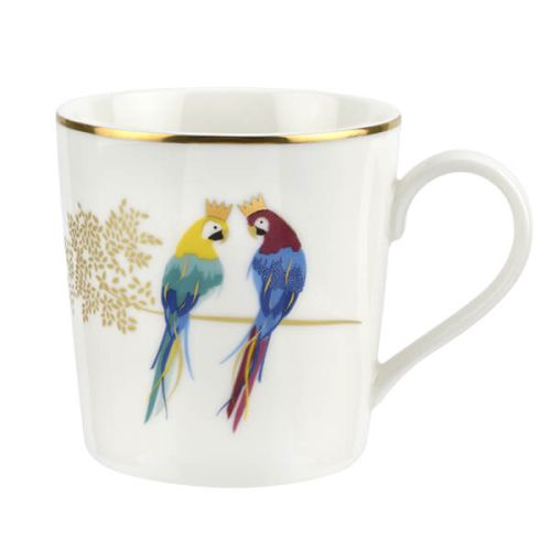 Sara Miller Piccadilly Posing Parrots Mug