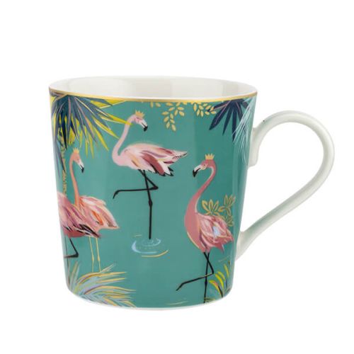 Sara Miller Tahiti Flamingo Mug