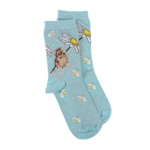 Wrendale Designs 'Oops A Daisy' Mouse Socks One Size 