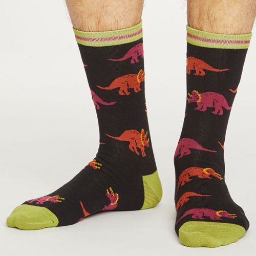Thought Black Cretaceous Socks