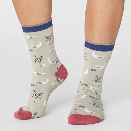 Thought Cream Goosey Lucy Socks Size 4-7