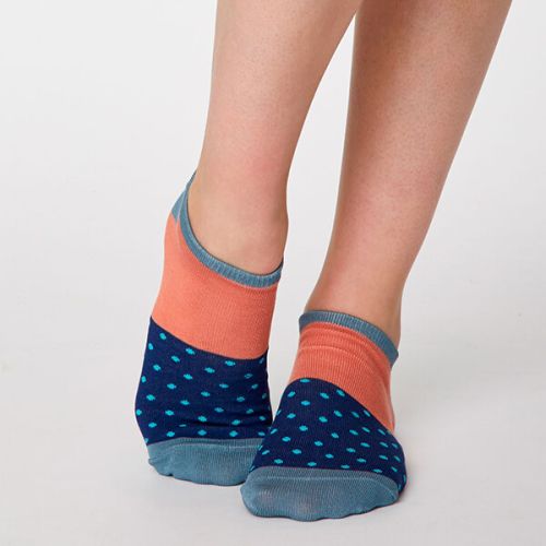 Thought Twilight Blue Esther Trainer Socks