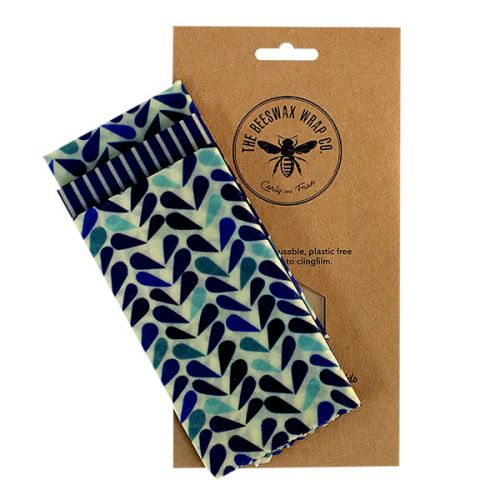 The Beeswax Wrap Co. Beeswax Dewdrop Print Cheese Wrap