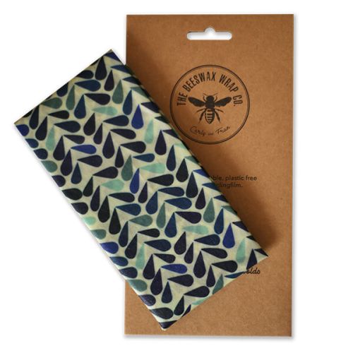 The Beeswax Wrap Co. Beeswax Dewdrop Print Bread Wrap