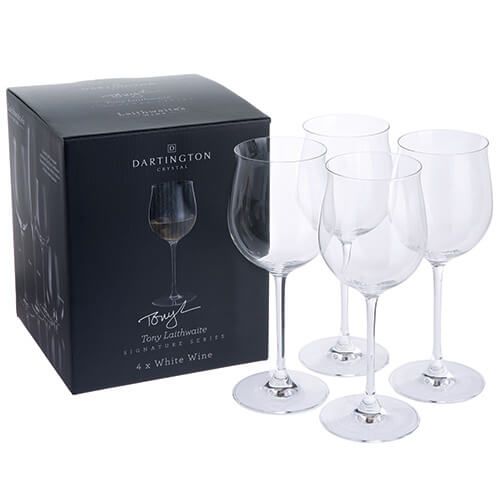 Dartington Tony Laithwaite Signature Collection Set Of 4 White Wine Glasses