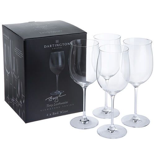 Dartington Tony Laithwaite Signature Collection Set Of 4 Red Wine Glasses