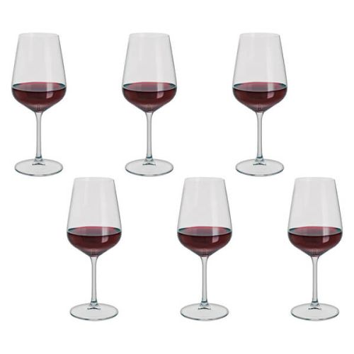 Dartington Select Set Of 6 Red Wine Glasses