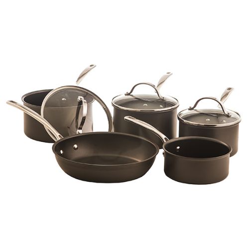 Stoven Hard Anodised 5 Piece Non-Stick Induction Cookware Set