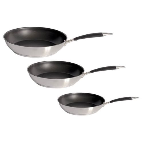 Stoven Soft Touch Induction 20cm 24cm and 28cm Fry Pan Set