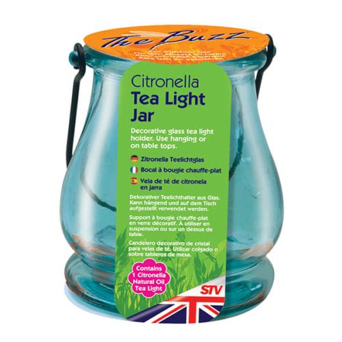 The Buzz Citronella Tea Light Jar