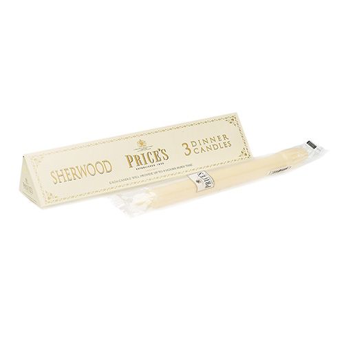 Prices Sherwood 12 inch Dinner Candle Pack Of 3 Ivory