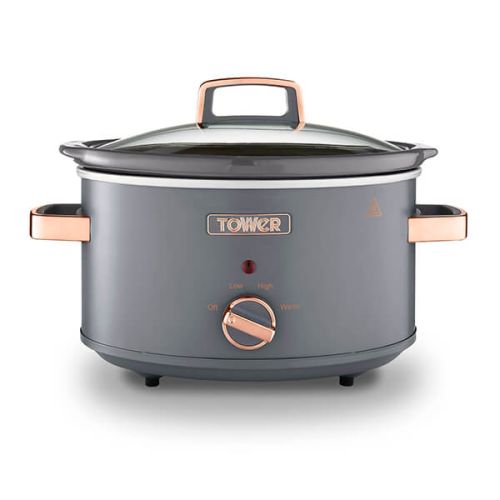 Tower Cavaletto 3.5 Litre Slow Cooker Grey