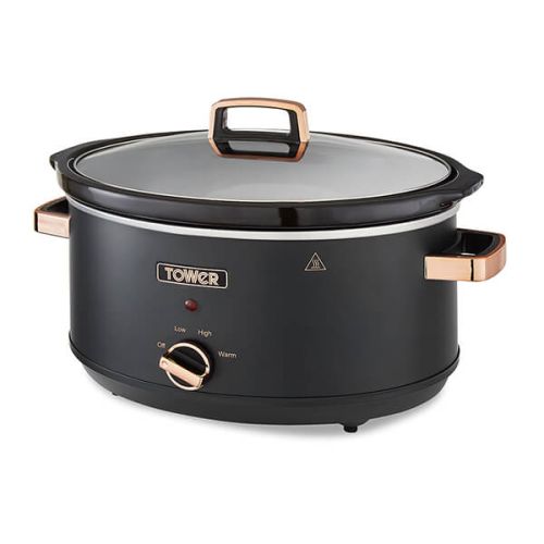 Tower Cavaletto 6.5 Litre Slow Cooker Black