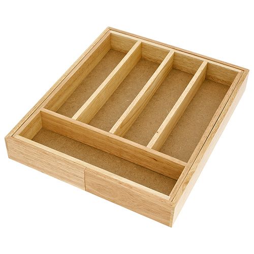 Judge Woodware Expanding Wooden Drawer Insert