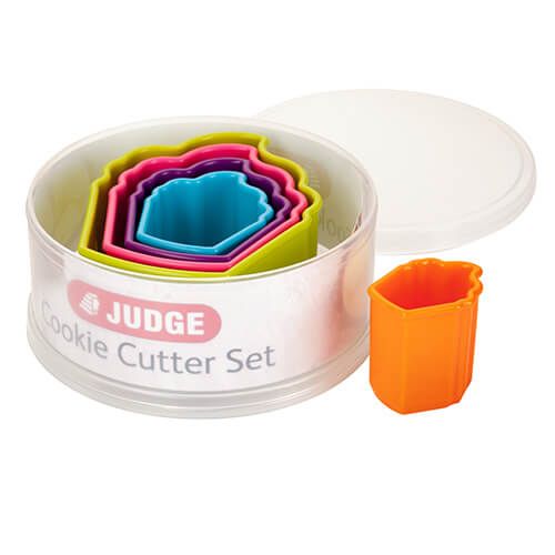 Judge Coloured Cupcake Cutters (Set of Five)