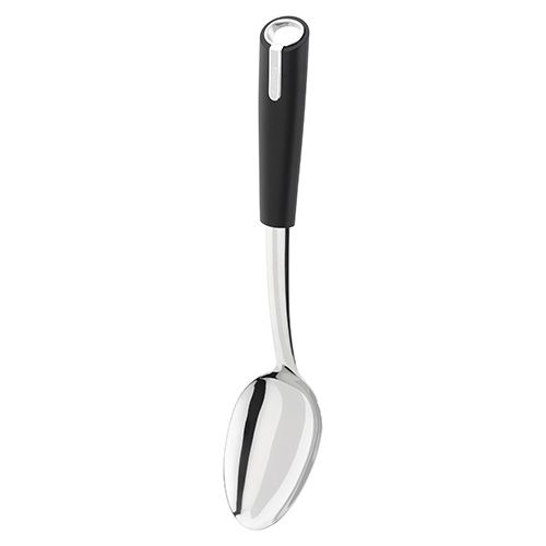 Judge Satin Black Solid Spoon