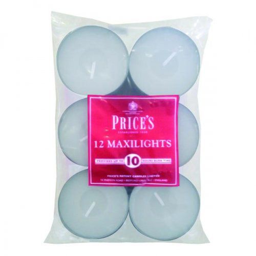Prices Household Maxi Tealights Pack of 12