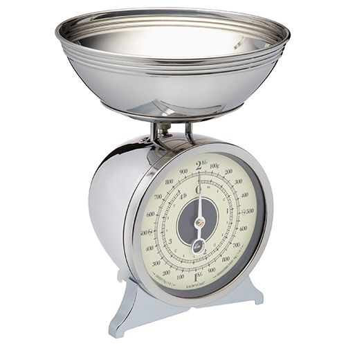 KitchenCraft Chrome Plated Mechanical Kitchen Scale