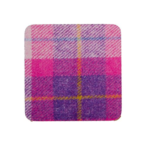 Country Matters Tweed Pink Coaster