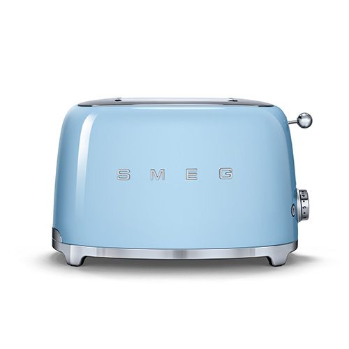 Smeg 2 Slice Toaster, Pastel Blue