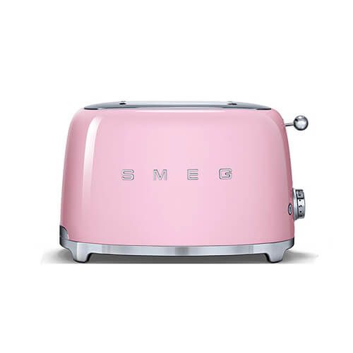 Smeg 2 Slice Toaster, Pink