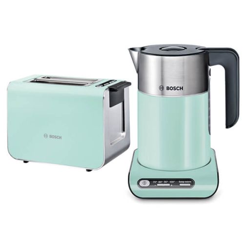 Bosch Styline Kettle & Toaster Set Turquoise