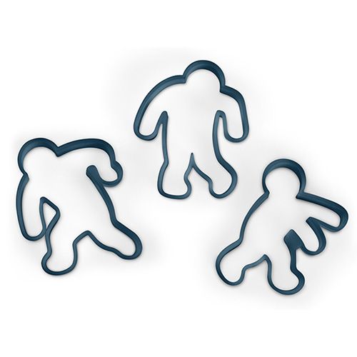 Fred Undead Fread Zombie Set Of 3 Cookie Cutters