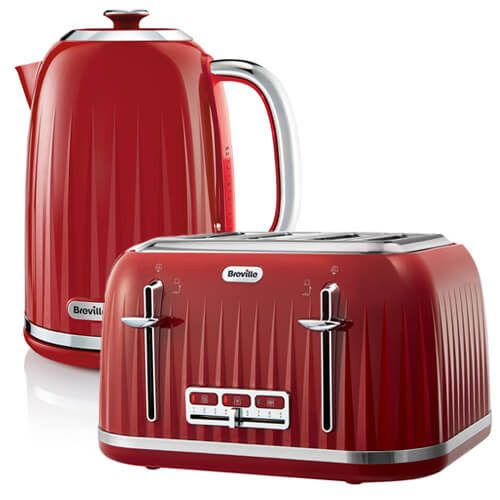 Breville Impressions Kettle & Toaster Set Red