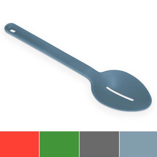 Venn Silicone Slotted Spoon Blue