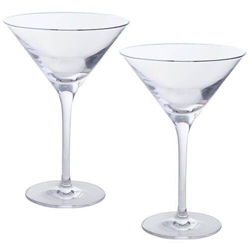 Dartington Wine & Bar Set Of 2 Martini Glasses