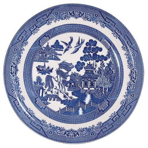 Churchill China Blue Willow Dinner Plate 26cm