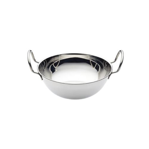 World Of Flavours Indian Medium Stainless Steel Balti Dish