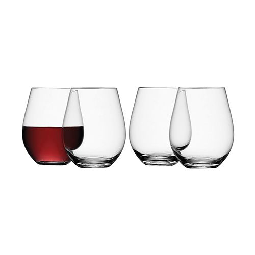 LSA Wine Stemless Red Wine Glass Set Of Four