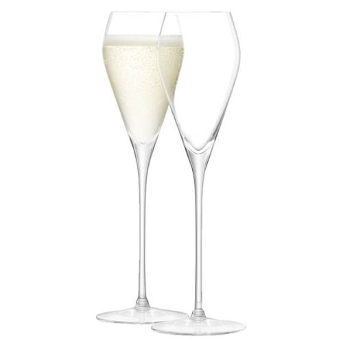 LSA Wine Prosecco Glass 250ml Clear Set Of Two