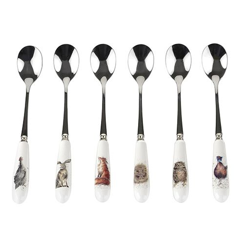 Wrendale Designs Set Of 6 Tea Spoons