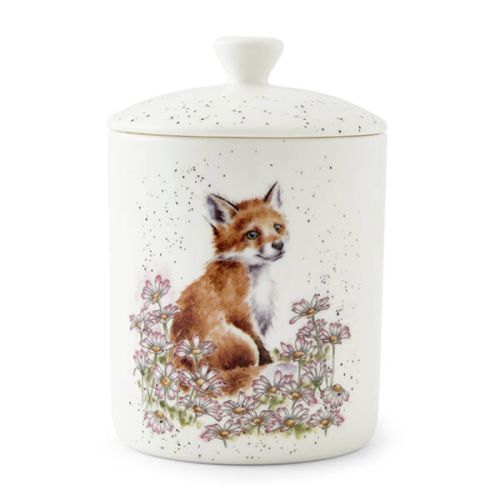 Wrendale Designs 'Make My Daisy' Fox Medium Lidded Storage Jar